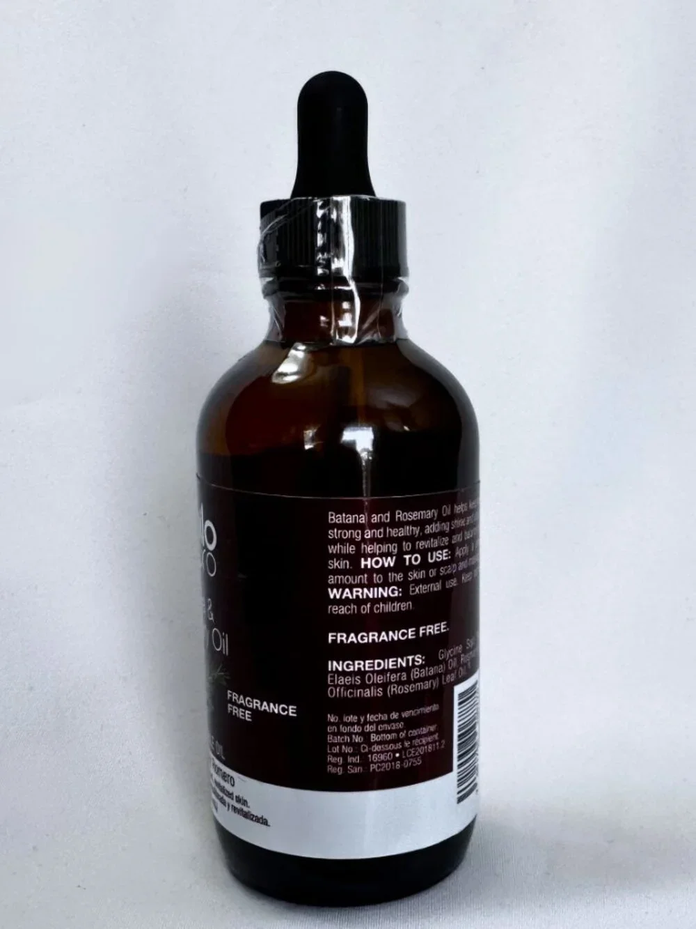 Batana & Rosemary oil | 100% Vegetable Oil Blend - Restores Damaged Hair 4 fl oz